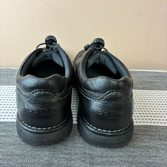 Rockport Mens Black Leather Shoes Lock Laces Size 7.5 M main image 6